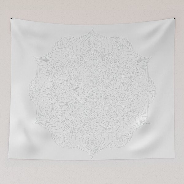 Item preview, White Lace Mandala designed and sold by zarmar.