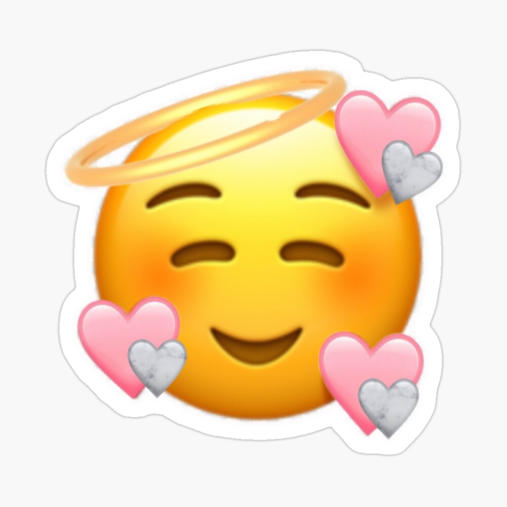 Cute Aesthetic Heart Angel Emoji\