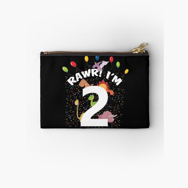 Item preview, Rawr I'm 2 Years Old Dino 2nd Birthday Boys And Girls Party print designed and sold by Grabitees.