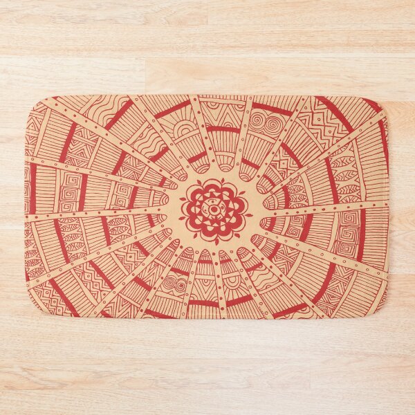 Item preview, Tribal Circles -Brown designed and sold by Susan Christopher.