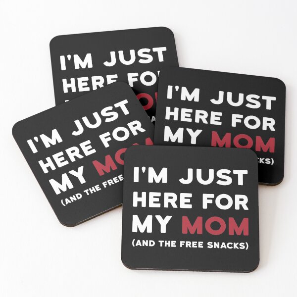 Item preview, Here For My Mom Funny Marathon Running Spectator design designed and sold by jakehughes2015.