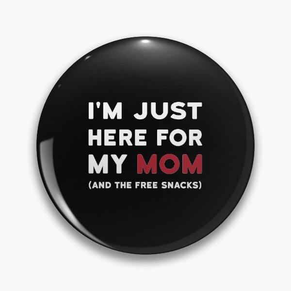 Item preview, Here For My Mom Funny Marathon Running Spectator design designed and sold by jakehughes2015.