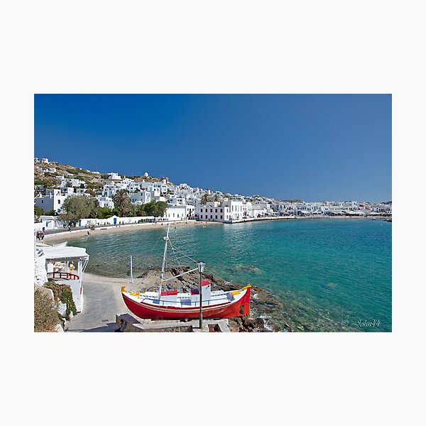 Greek Islands and use of filters Photographic Print