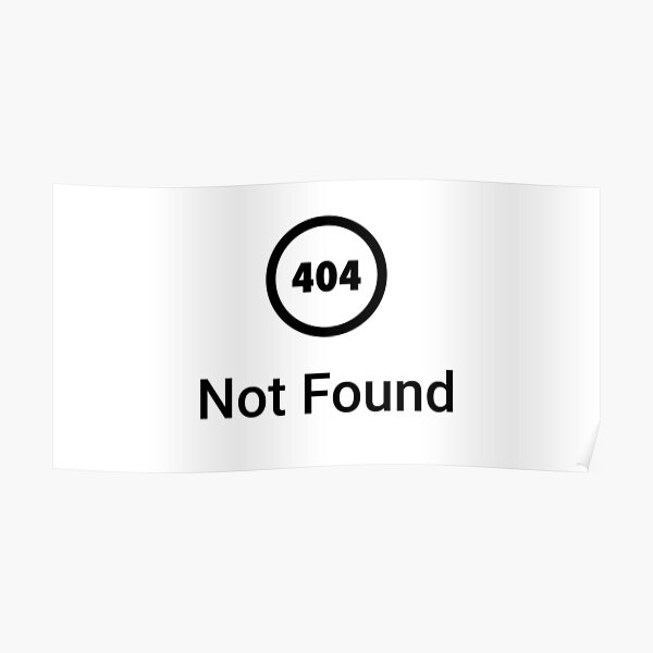 Error 404 not found Poster