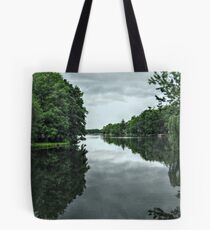 View Of The Lake From the Footbridge, Packanack, Wayne NJ Tote Bag