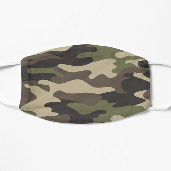 Camouflage Military Camo Face Mask Face Cover Virus Mask Flat Mask