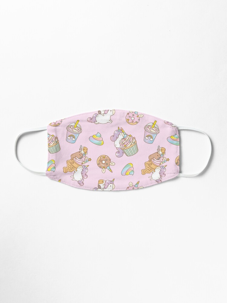 Alternate view of Bubu the Guinea pig, Unicorn Party Mask