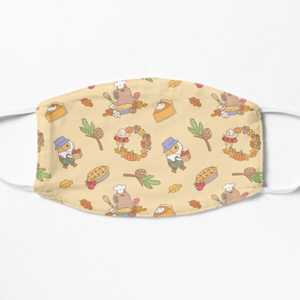 Bubu the Guinea pig, Fall and Pie Flat Mask
