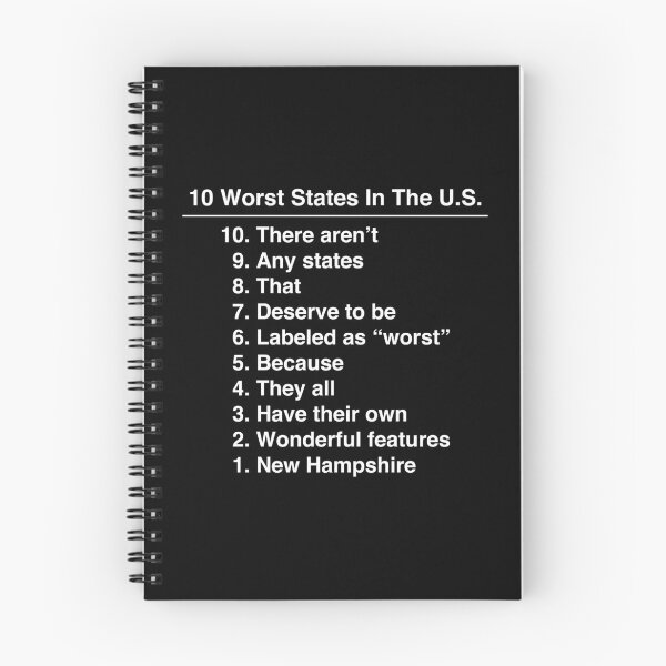 Item preview, New Hampshire Is The Worst State Ever Funny graphic designed and sold by jakehughes2015.