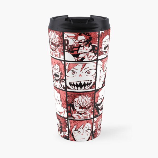 BNHA Kirishima collage - color version Travel Mug