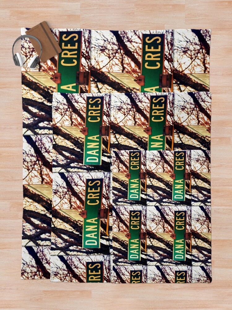 Alternate view of Dana, A gift for Dana, Dana street sign, Birthday gift for Dana Throw Blanket
