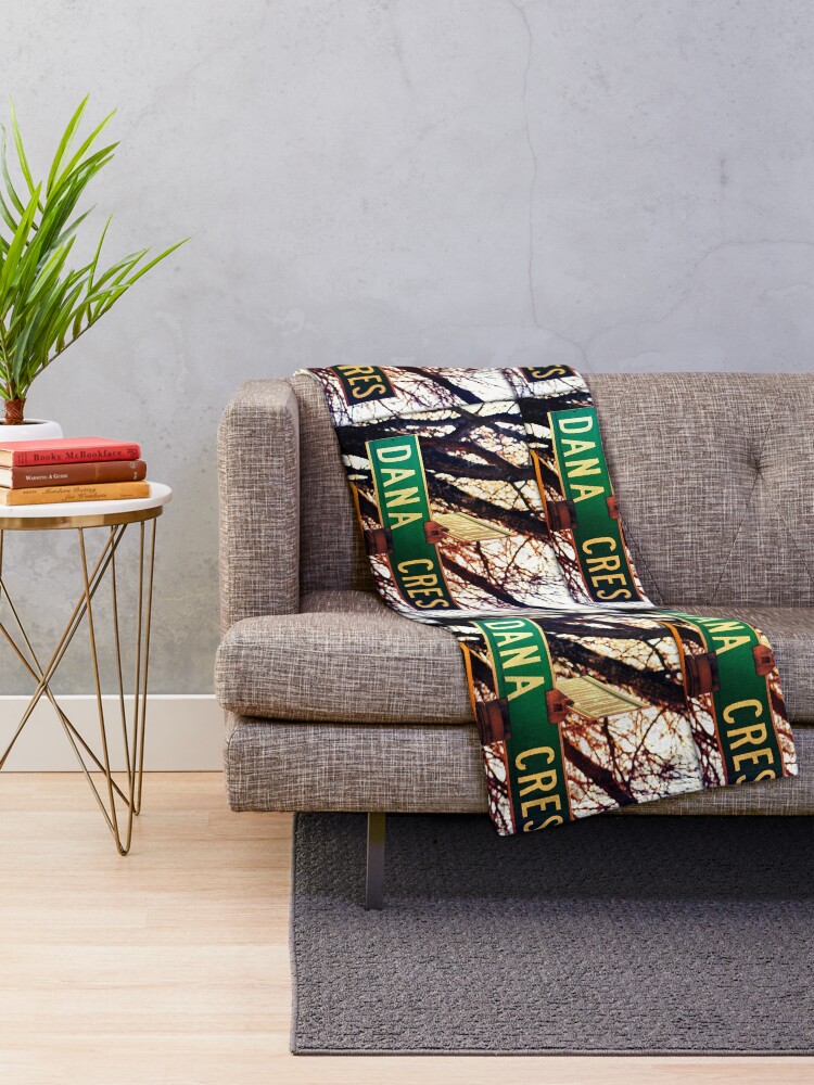 Alternate view of Dana, A gift for Dana, Dana street sign, Birthday gift for Dana Throw Blanket
