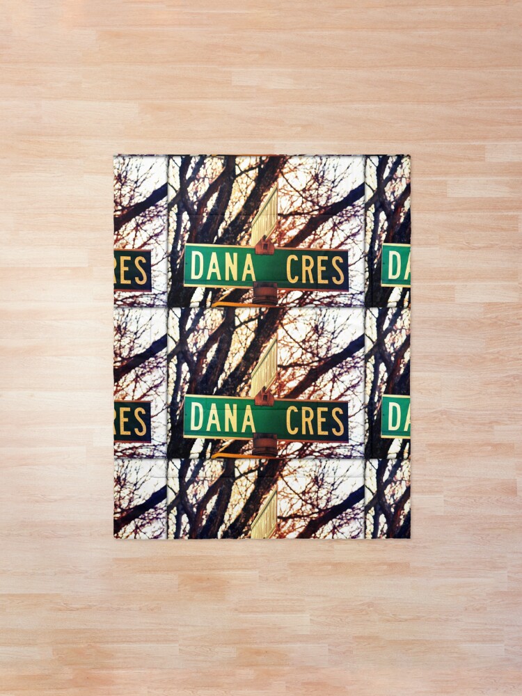 Alternate view of Dana, A gift for Dana, Dana street sign, Birthday gift for Dana Comforter