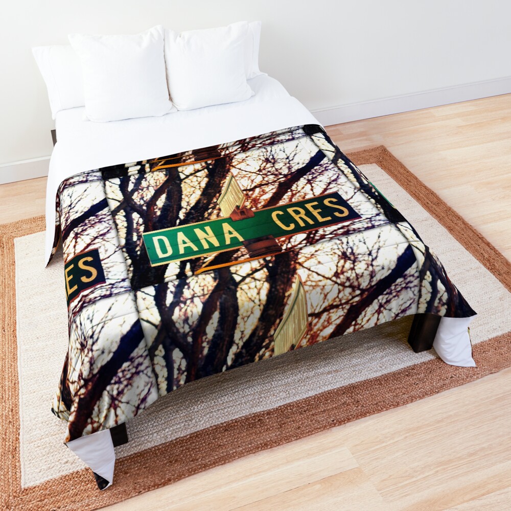 Dana, A gift for Dana, Dana street sign, Birthday gift for Dana Comforter