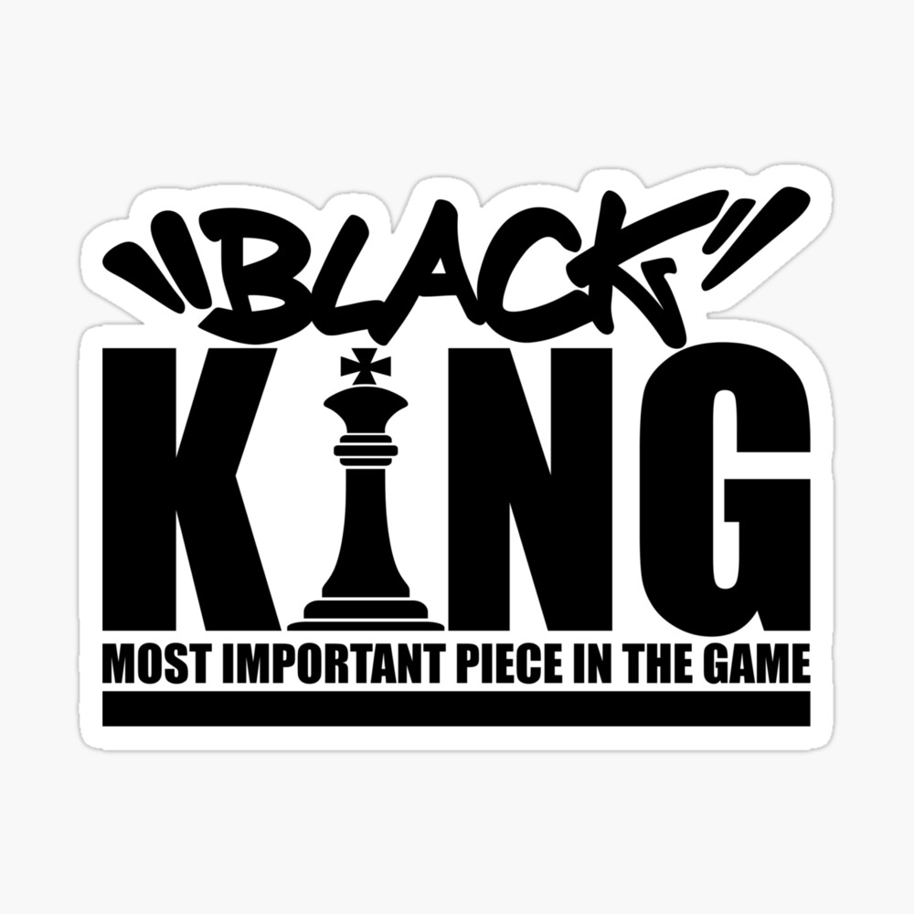 Black King Chess SVG – I Love Melanin