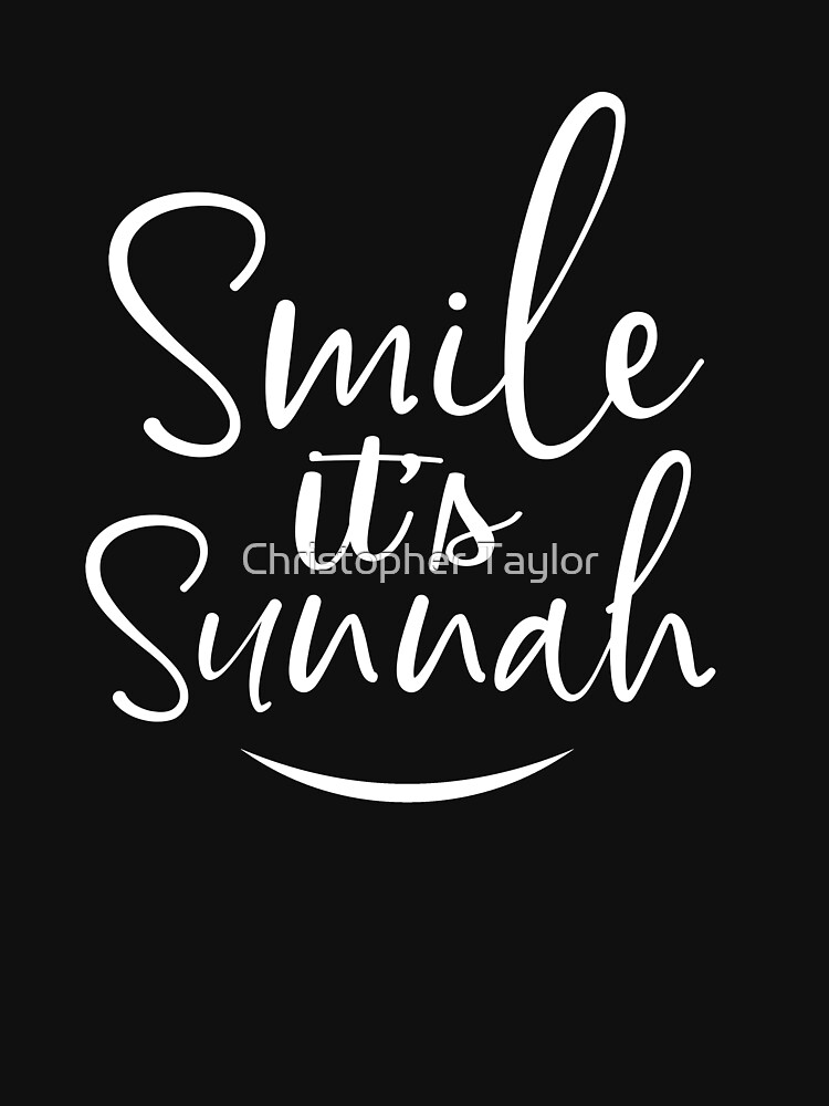 "Smile Its Sunnah" Zipped Hoodie by ctaylorscs | Redbubble