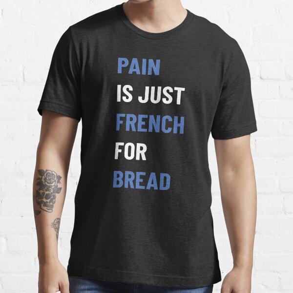 Item preview, Pain Is Just French For Bread Race Sign Running Spectator design designed and sold by jakehughes2015.