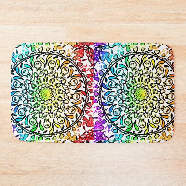 Artikelvorschau, Regenbogen Kopftuch Design entworfen und verkauft von lmnopcreations.