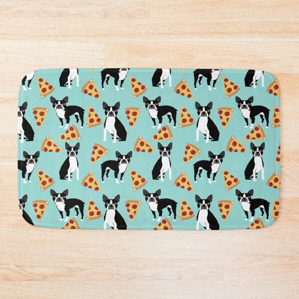 Item preview, Boston Terrier Pizza Mask designed and sold by PetFriendly.