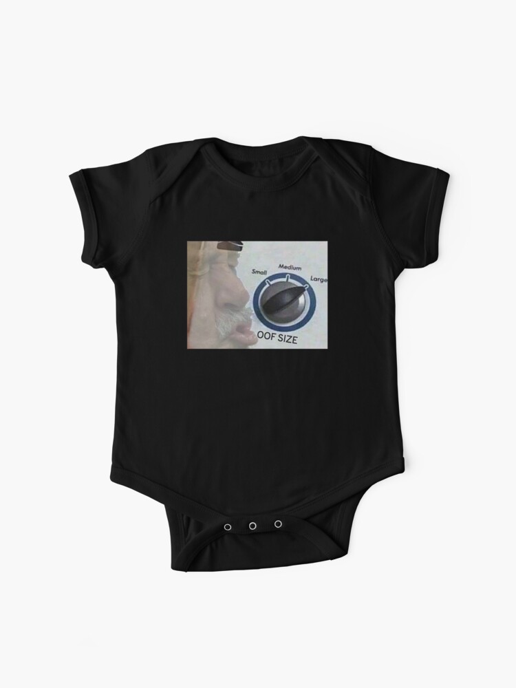 Oof Size Large Meme Baby One Piece By Altohombre Redbubble - live roblox one piece
