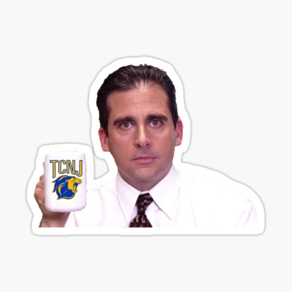 tcnj michael scott Sticker
