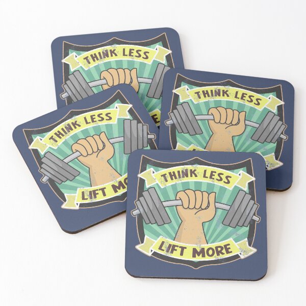 Item preview, Think Less, Lift More designed and sold by DA Art Shop.