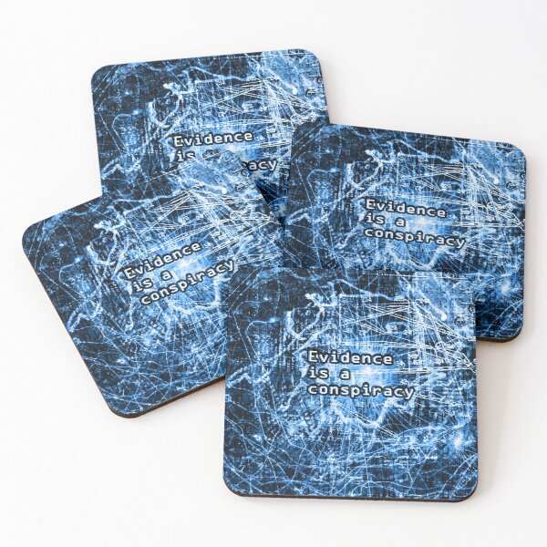 Item preview, Evidence is a Conspiracy in Blue designed and sold by QGPennyworth.