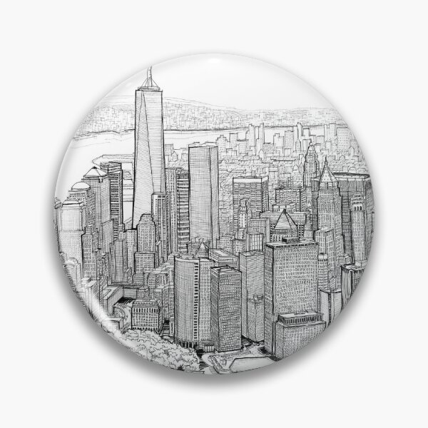 Item preview, Lower Manhattan designed and sold by ShawnGworekIllo.