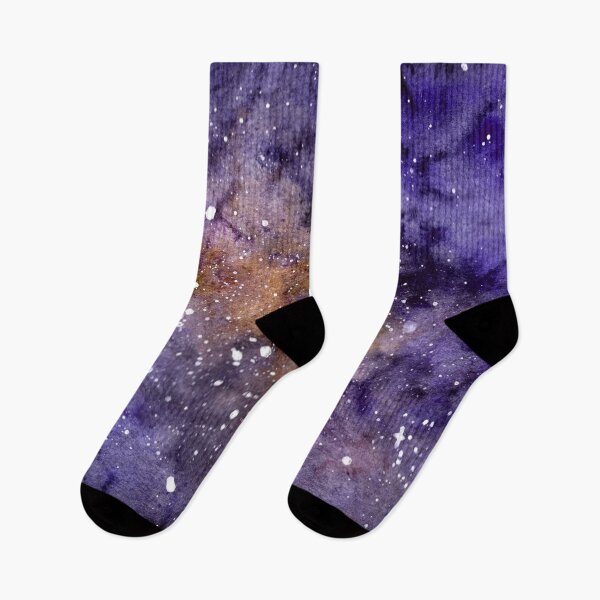 Item preview, Watercolor galaxy universe purple designed and sold by pinapurri.