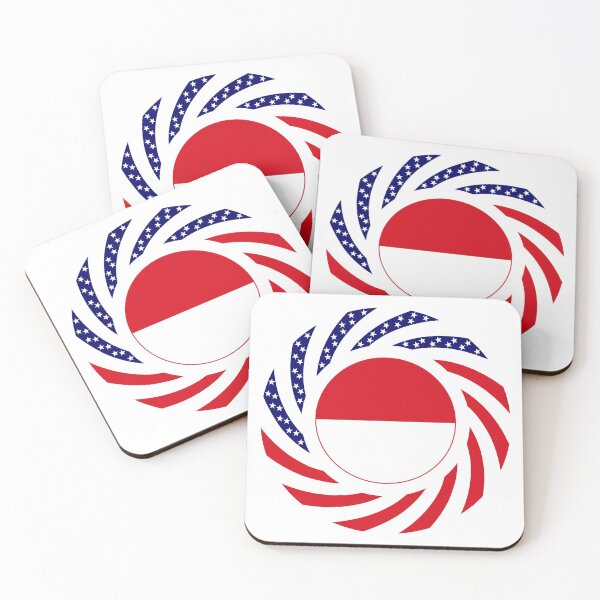 Item preview, Monacan American Multinational Patriot Flag Series designed and sold by Carbon-Fibre Media.