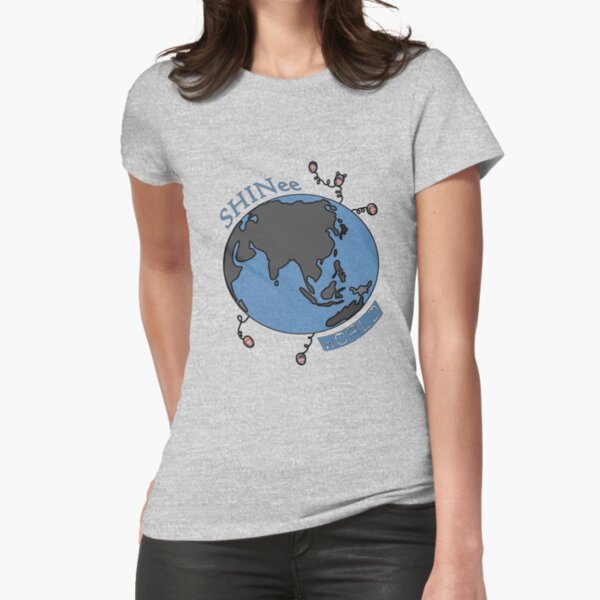 Shiny World Fitted T-Shirt