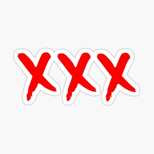 600px x 600px - Triple Xxx Stickers for Sale | Redbubble