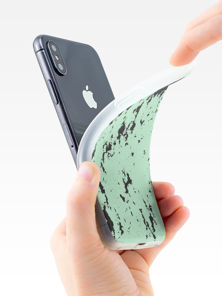 Thumbnail 4 of 5, iPhone Case, Encourage Mint Chip Pattern designed and sold by Frannotated.