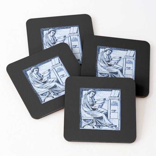 Item preview, The Roman Reader Woodcut From a Sarcophagus of a Greek Physician designed and sold by WillowNox7.