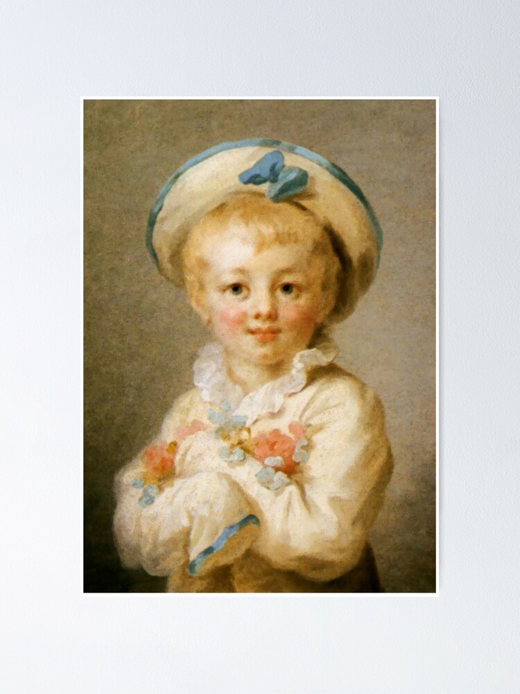 Póster Un Niño Como Pierrot De Jean Honore Fragonard De