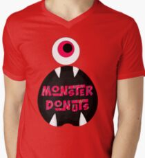 MoNsTeR DoNuTs CoLoR Men's V-Neck T-Shirt