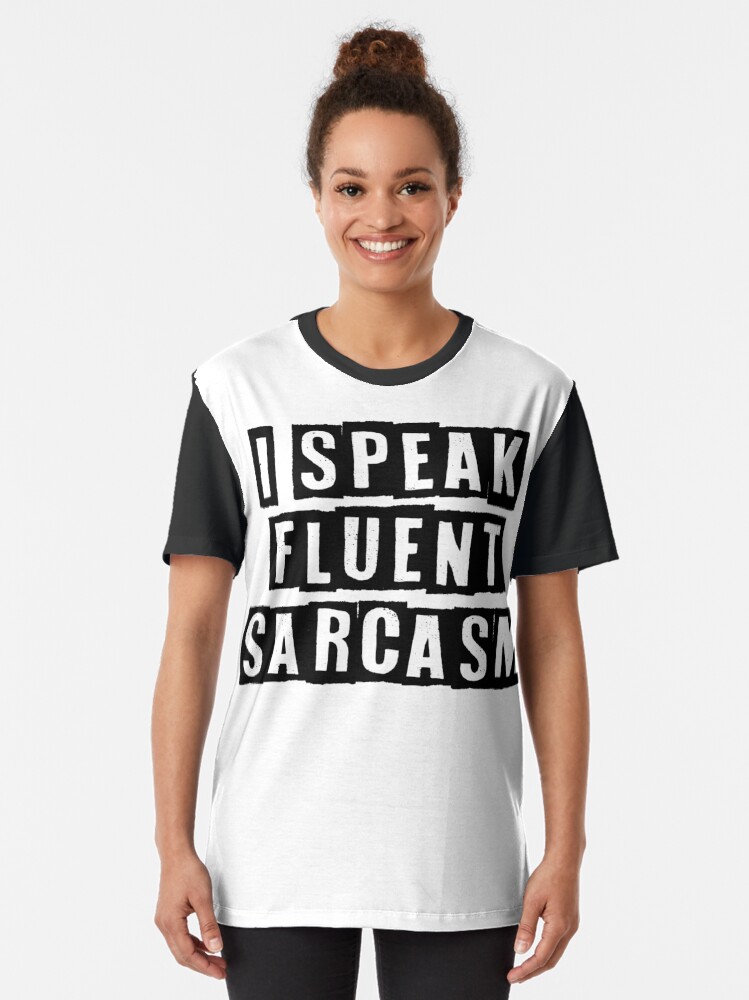 sarcasm t shirt women's