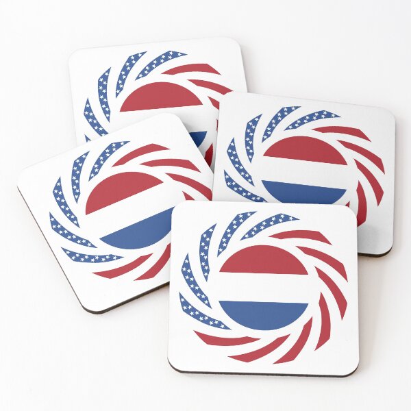 Item preview, Dutch American Multinational Patriot Flag Series designed and sold by Carbon-Fibre Media.