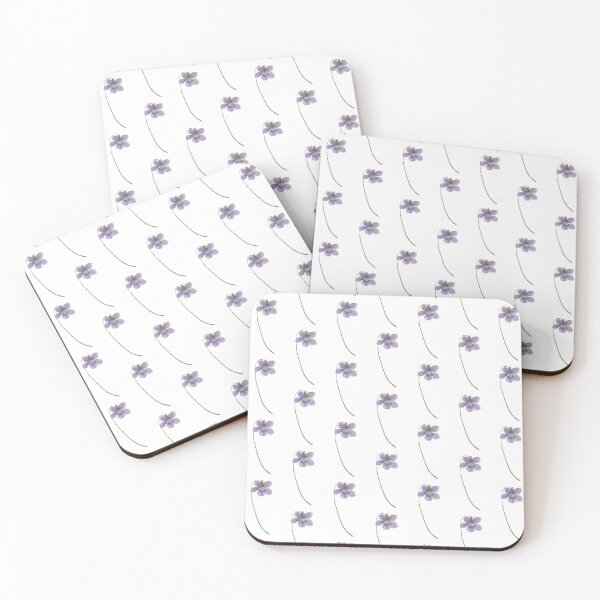 Item preview, Purple Pressed Flower Pattern (repeated) designed and sold by 2001infinite.