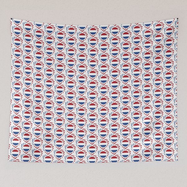 Item preview, Dutch American Multinational Patriot Flag Series (Heart) designed and sold by Carbon-Fibre Media.