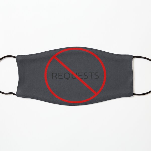 DJ No Requests Symbol Kids Mask