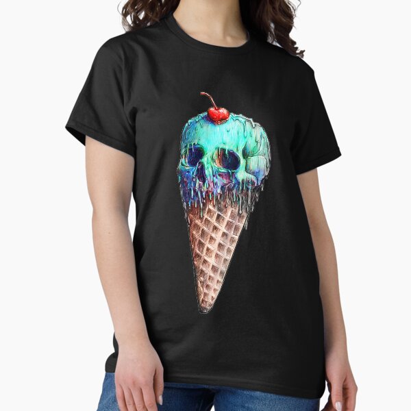 Calavera De Helado Camiseta clásica