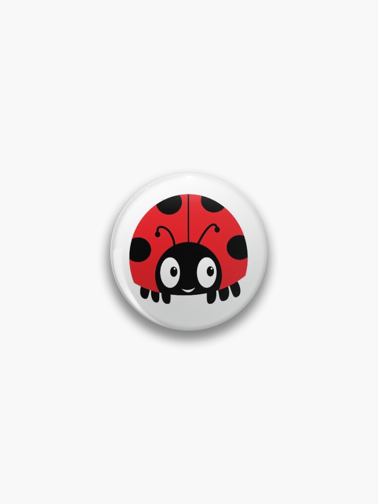 Adorable Ladybug Cute Kawaii Bug Insect Entomology Design Lady Bird | Pin