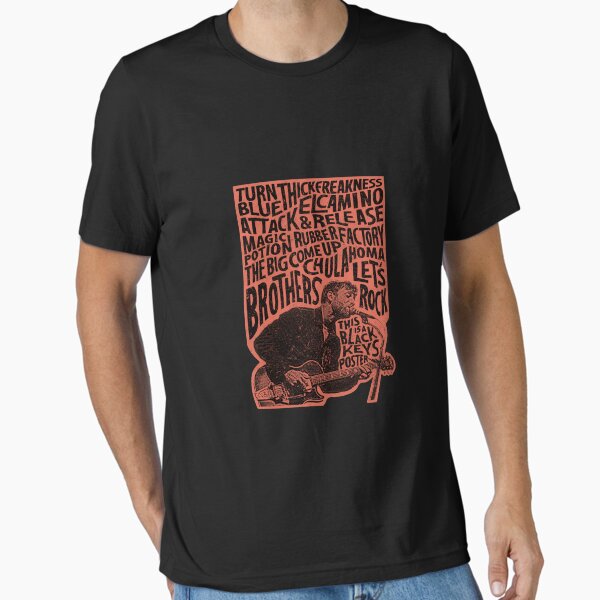 Artikel-Vorschau von Schwarzes Schlüssel-rotes T-Shirt Design, designt und verkauft von lilyvermilya.