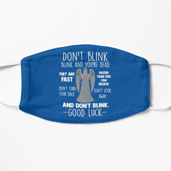 Doctor Who Weeping Angel Don't Blink Flat Mask