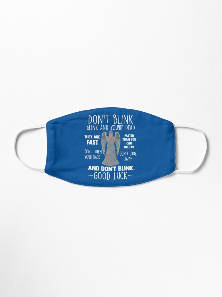 Doctor Who Weeping Angel Don T Blink Mask By Eventyrclothing Redbubble