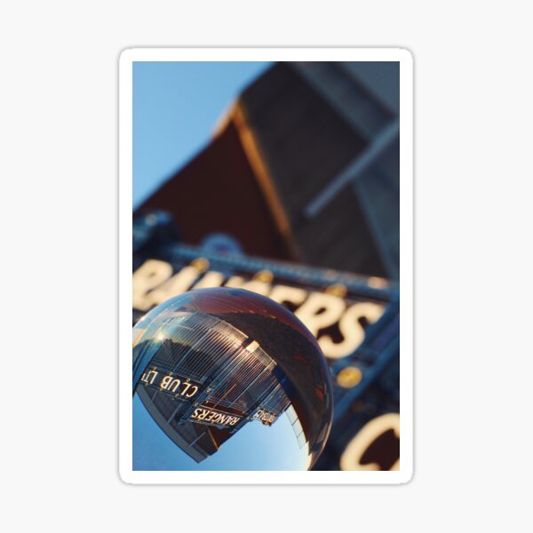 Item preview, Glasgow Rangers Ibrox Stadium lensball gates designed and sold by Simply The West Prints.