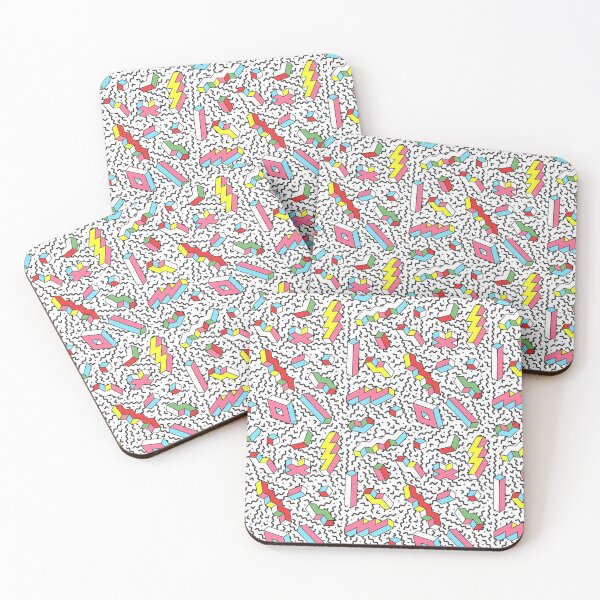 Item preview, Retro Neon 80s Pattern designed and sold by Eagerly Elementary Music.