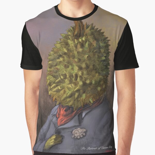 The portrait of Durian Gray Graphic T-Shirt