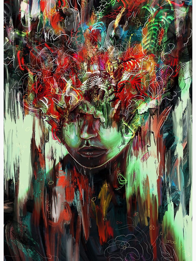 Chaotic Mind Art Board Print